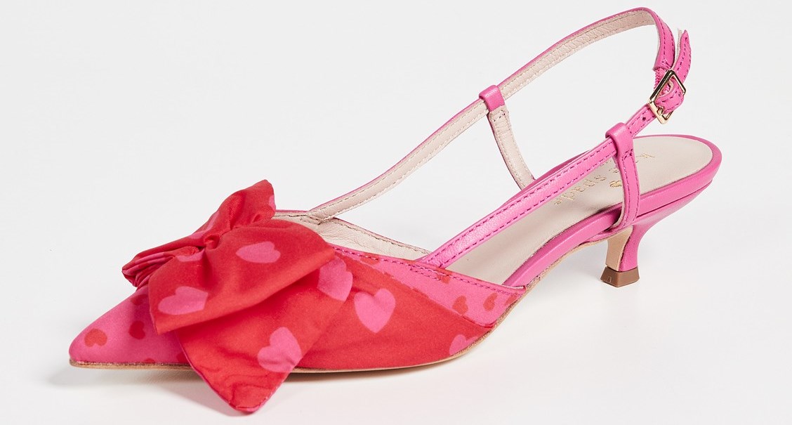 Shoe of the Day | Kate Spade New York Daxton Kitten Heel Slingbacks ...