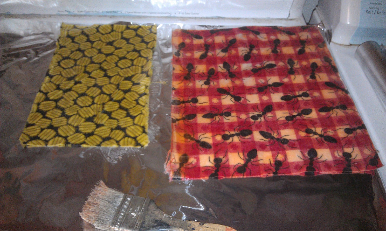 Little Lambs Plastic Wrap Alternative DIY Cotton Beesewax Wraps