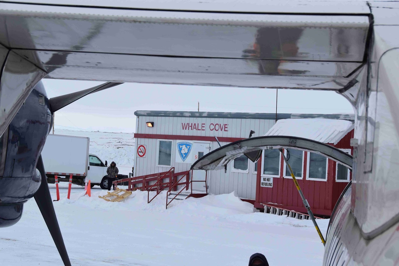 Briggs Above the Magic Circle! Arviat Arrival