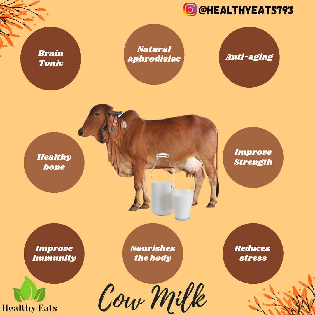 Amazing health benefits of Cow Milk