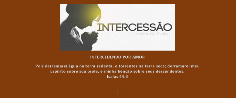 Intercedendo por AMOR