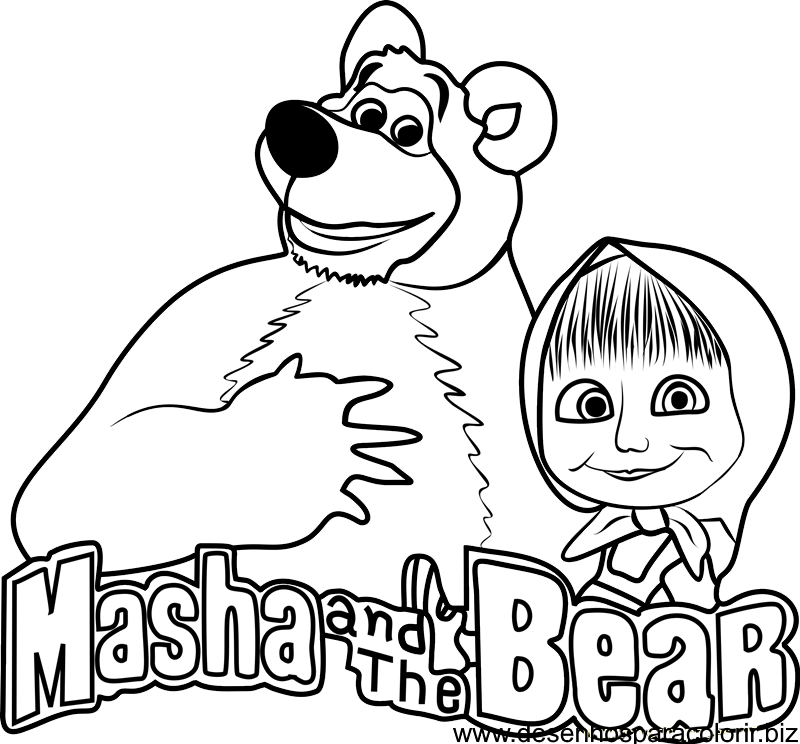 Desenhos para colorir 36 Desenhos para colorir de Masha e o Urso