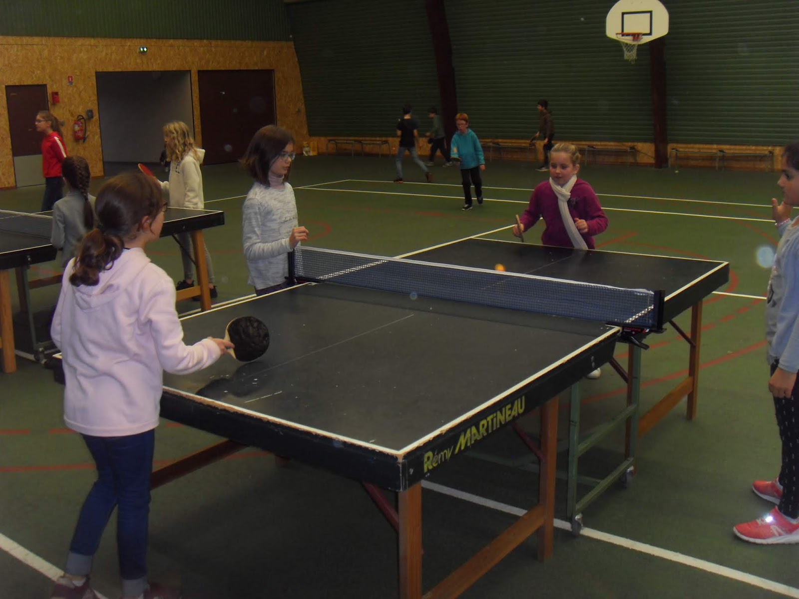 Activité tennis de table CM1 / CM2 Ecole privée Notre Dame