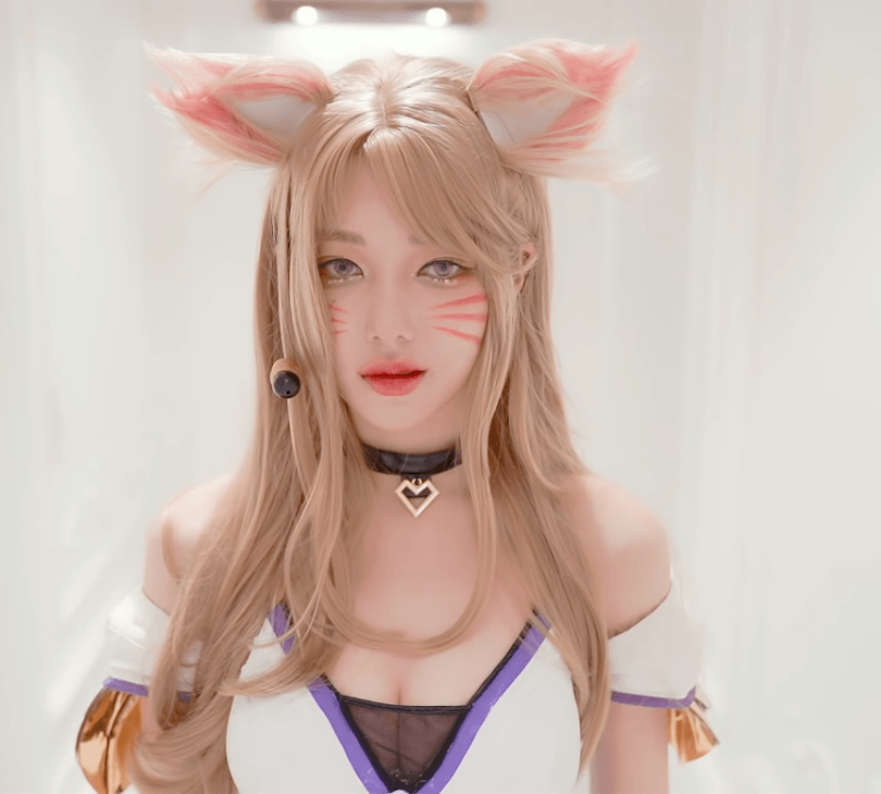 BJ 아윤 아리 코스프레 - 디쁠