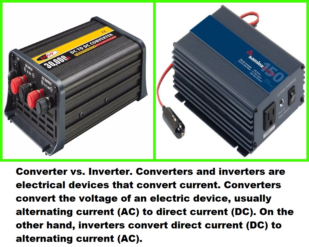 Difference between Inverter & Converter Elec.Eng.World