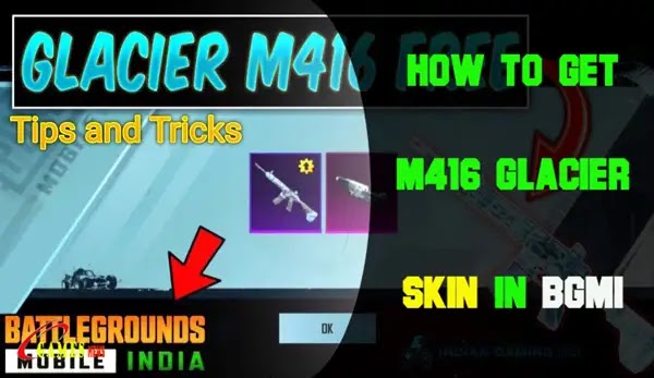 how to get m416 glacier skin in bgmi for free, bgmi m416 glacier skin download, bgmi m416 glacier skin file, bgmi m416 glacier skin redeem code 2021 bgmi m416 glacier skin redeem code, m416 glacier skin hack, bgmi glacier skin redeem code, how to get free uc in bgmi