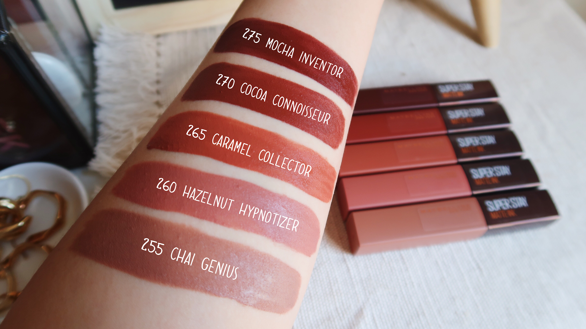 Maybelline Superstay Matte Ink Liquid Lipstick Coffee Edition Review