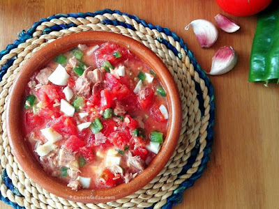 Ensalada pipirrana de Jaén