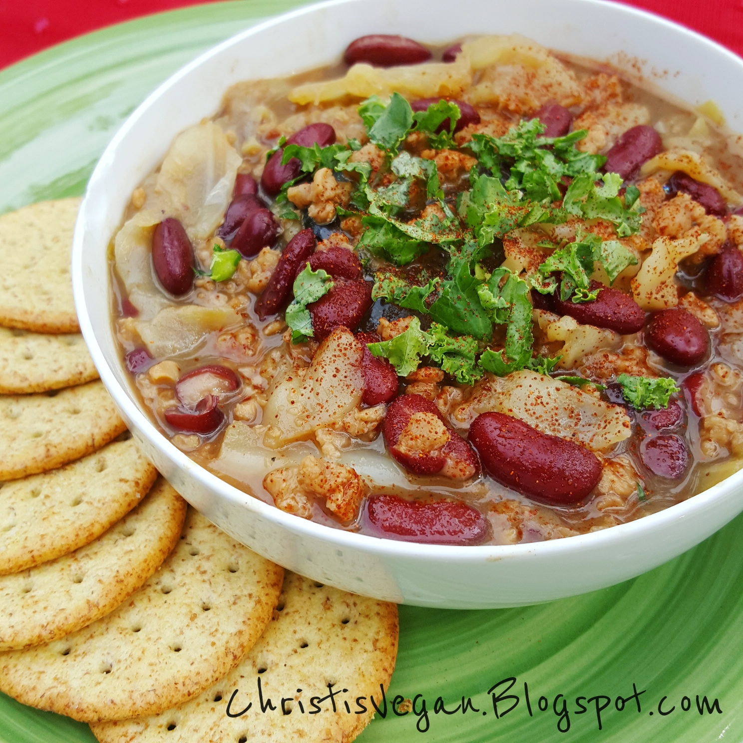 Christi's Vegan Life Cabbage and Bean Soup