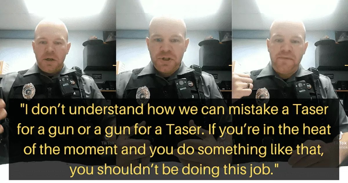Police Officer Releases Video Saying It Is Impossible To Mistake A Gun For A Taser Following Shooting Tragedy