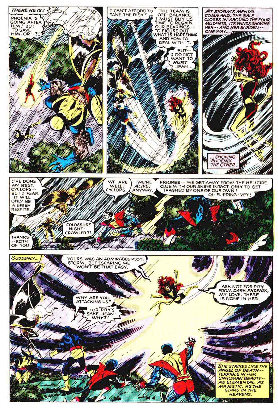 X-men v1 #135 marvel comic book page art by John Byrne