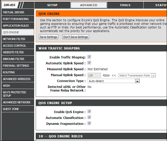 calidad de servicio QoS