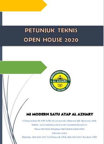 Petunjuk Teknis Lomba Open House 2020 Mi Modern Al Azhary