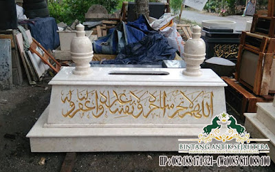 Kijing Makam Untuk Islam, Model Kijing Makam Marmer, Harga Kijing Kuburan Marmer