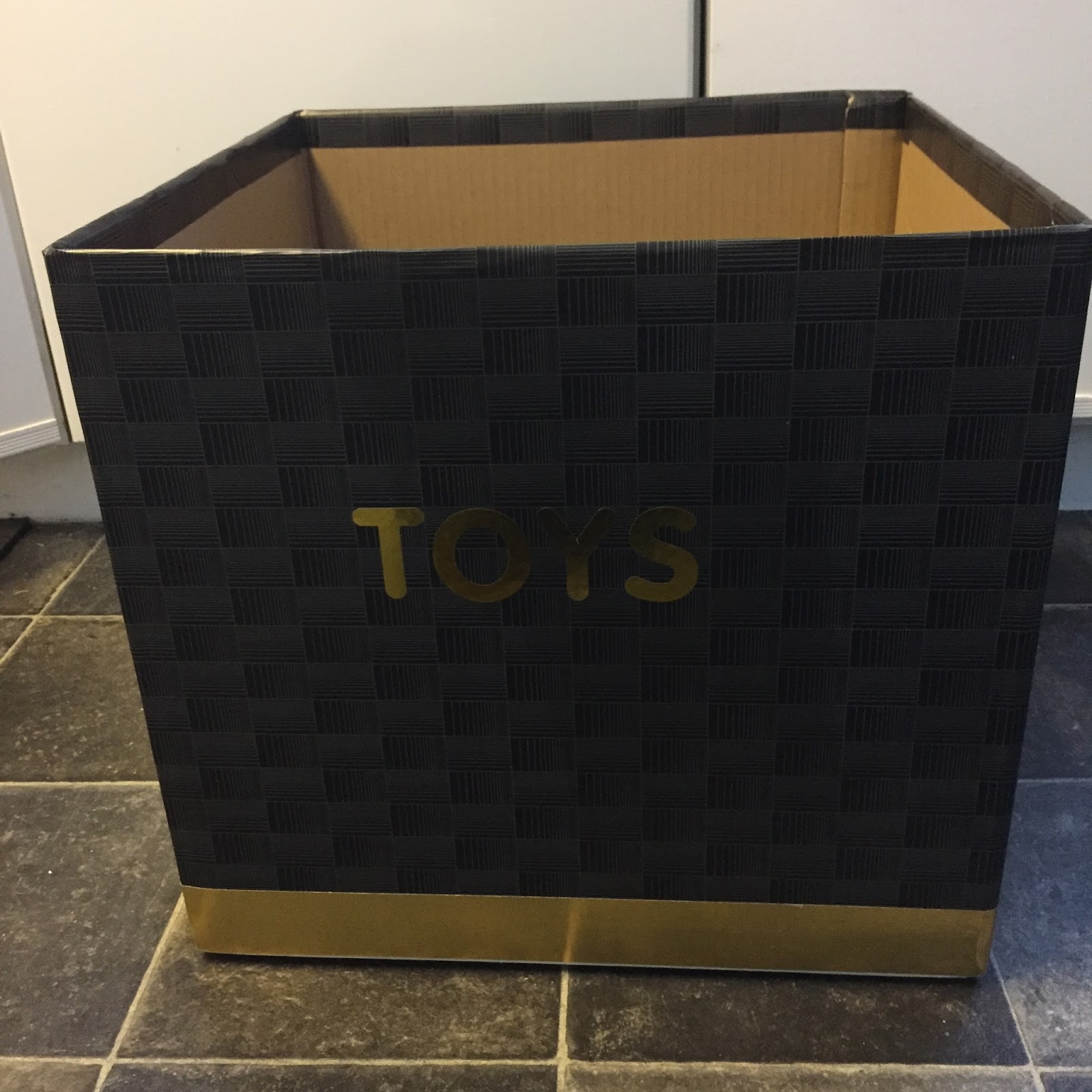 Stick This: Cardboard Toy Box