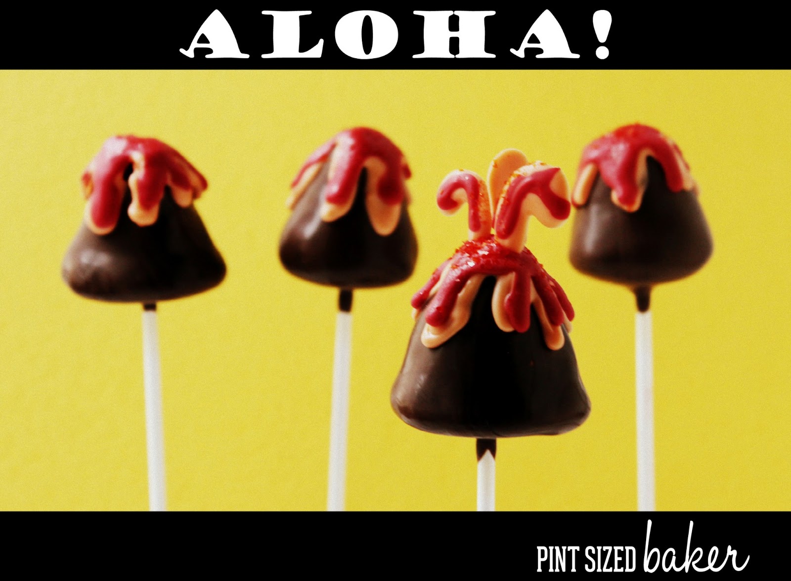 Volcano Cake Pops Pint Sized Baker