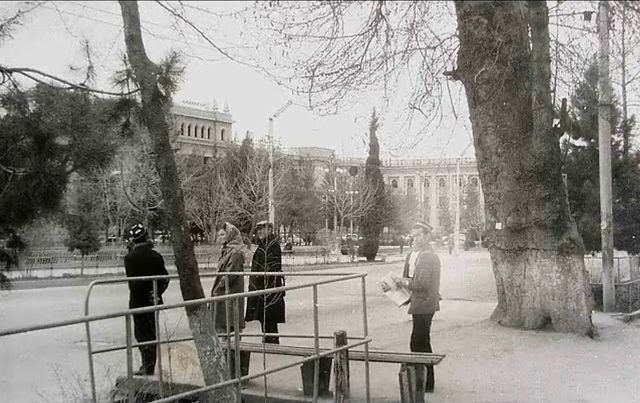 Photos of Dushanbe in the 1960s and the same places in 2015