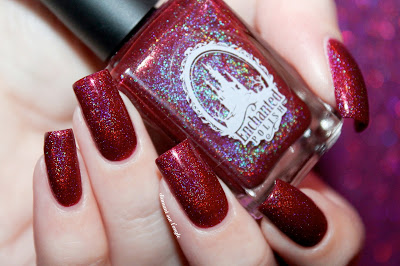 Swatch of the nail polish "Holiday 2015" from Enchanted Polish