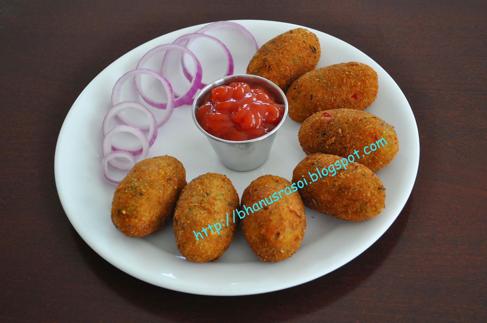 Bhanu's RasoiA Little Spice of Heaven VEGETABLE RICE CROQUETTES