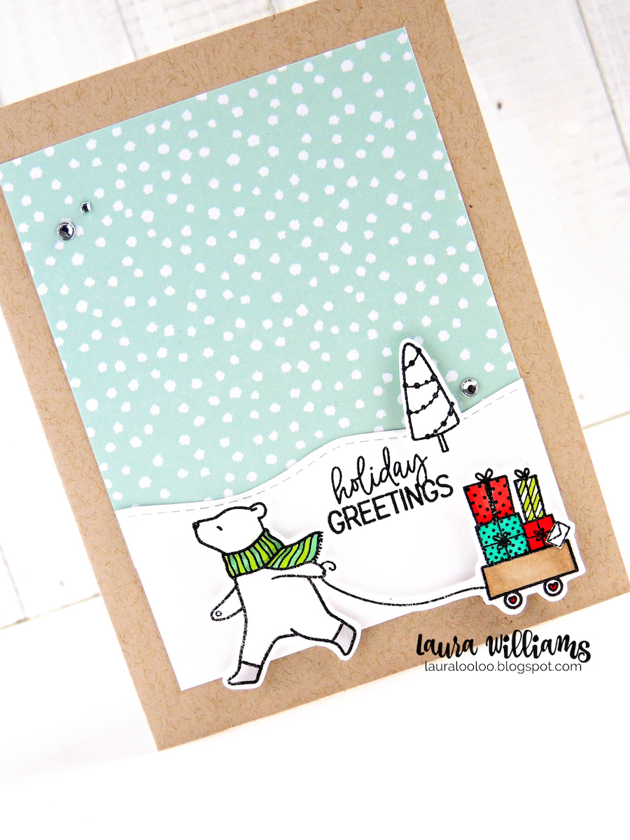 Remember these adorable polar bear stamps from Impression Obsession? I can't stop making cards with these cuties! Today' I've got two more handmade Christmas and winter card ideas for you featuring the Cool Yule clear stamp set.  Visit my blog to see more ideas with this sweet stamp set.