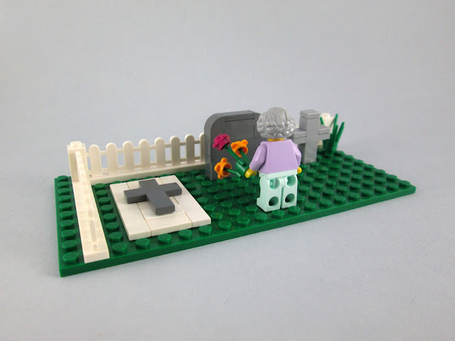 Dia de Finados - MOC LEGO visita ao cemitério