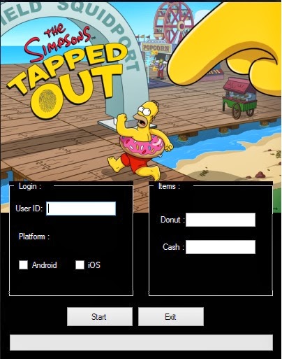 simpsons tapped out hack form simpsons tapped out hack form
