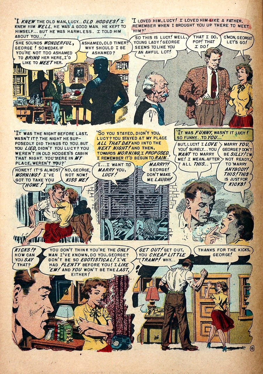 Shock Suspenstories 8 Wally Wood, Al Williamson art Pencil Ink