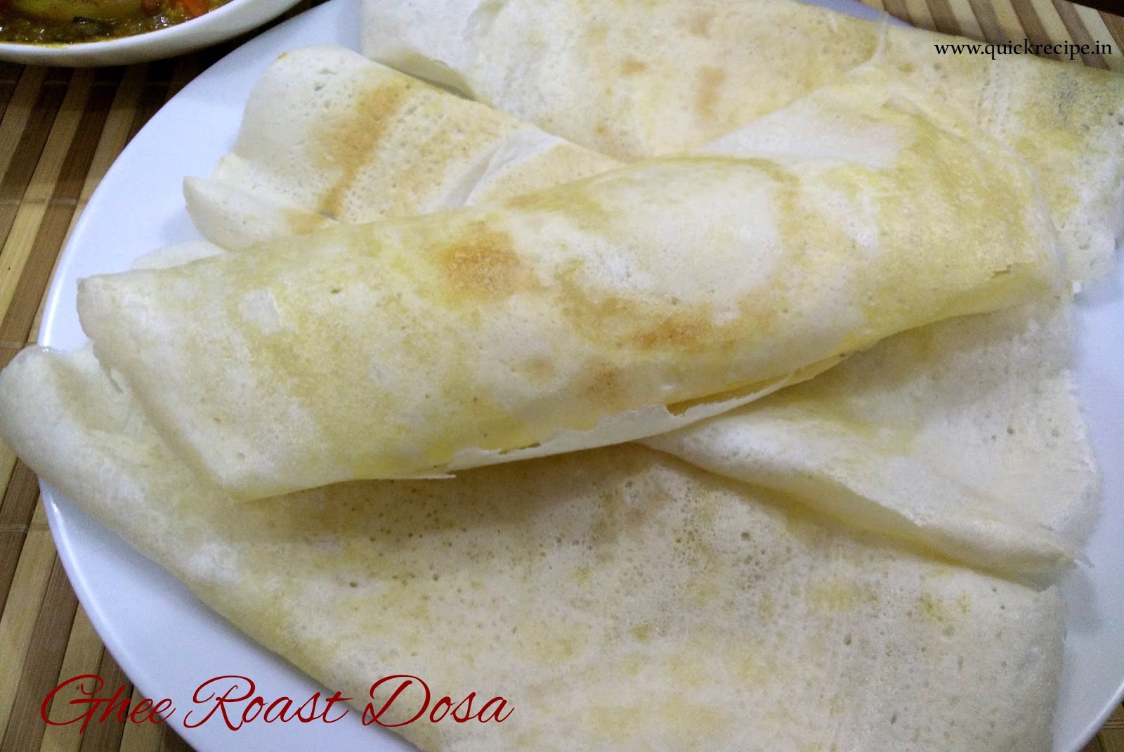 Ghee Roast Dosa