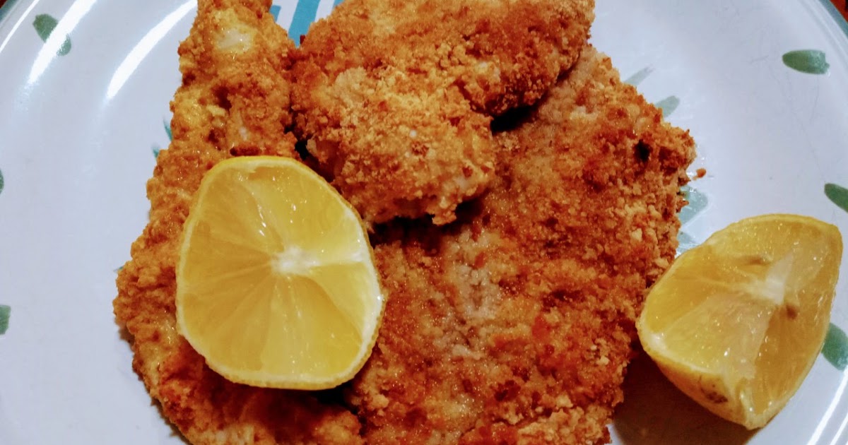 OVENBAKED BREADED CHICKEN MILANESE STYLE COTOLETTA ALLA MILANESE AL