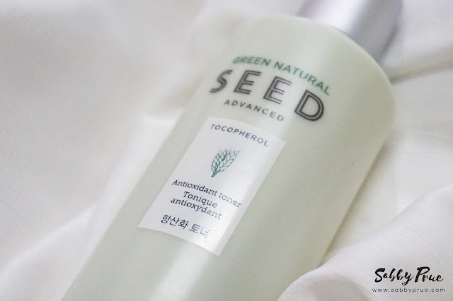 green natural seed antioxidant toner