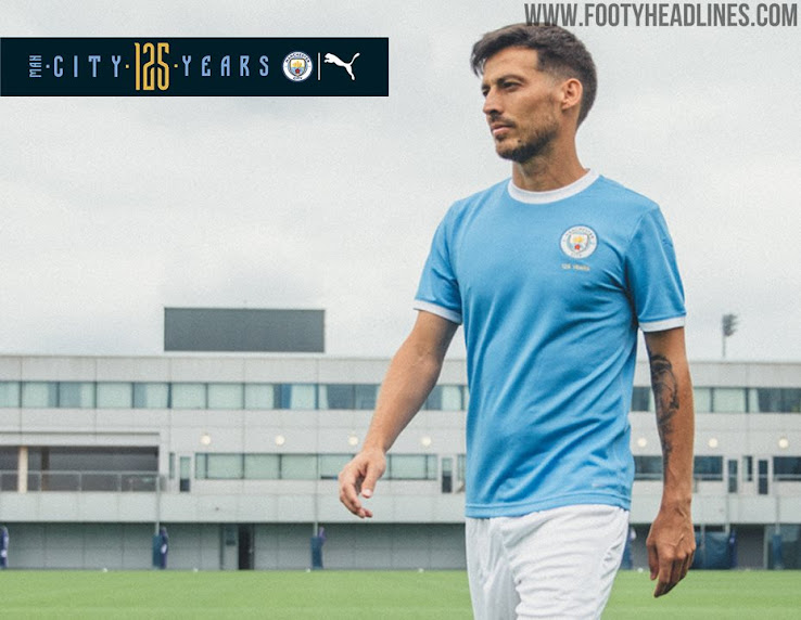 manchester city 125 years jersey