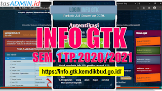 Cek dan Cetak Info GTK 2020