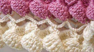 Hermoso punto al crochet / esquema