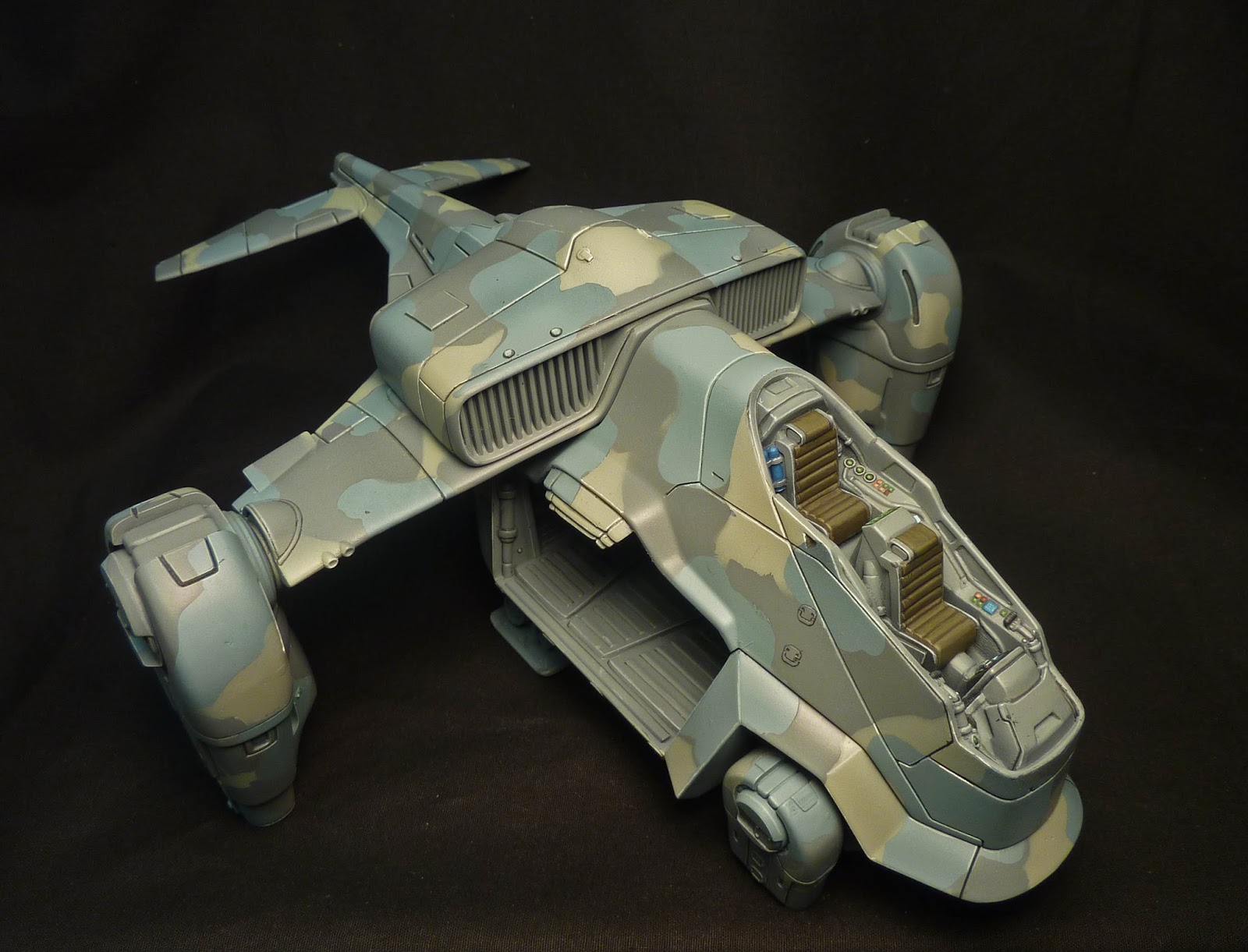 dwartist's painting blog: WIP: Antenociti 28mm 'Azure Dragon' landing Craft