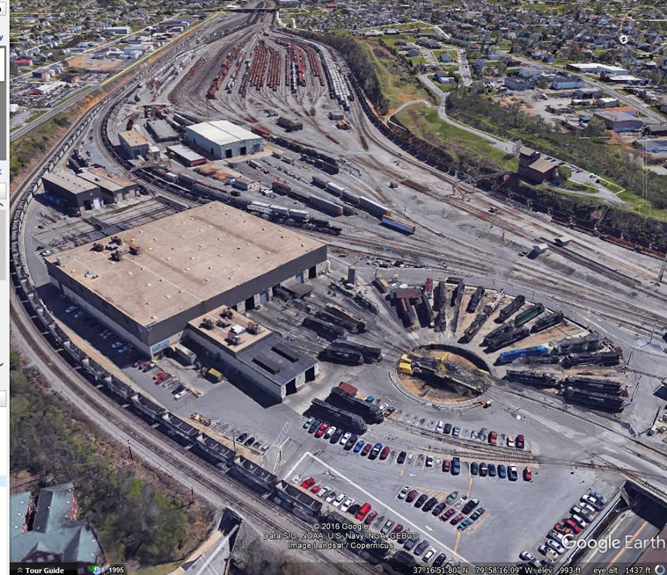 Towns and Nature Roanoke, VA N&W Coaling Tower, Roundhouses,