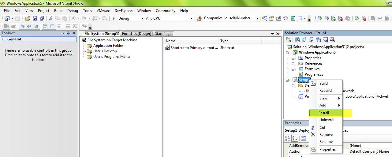 Setup Project In Visual Studio 2017 For Deployment Asp Net C# ...