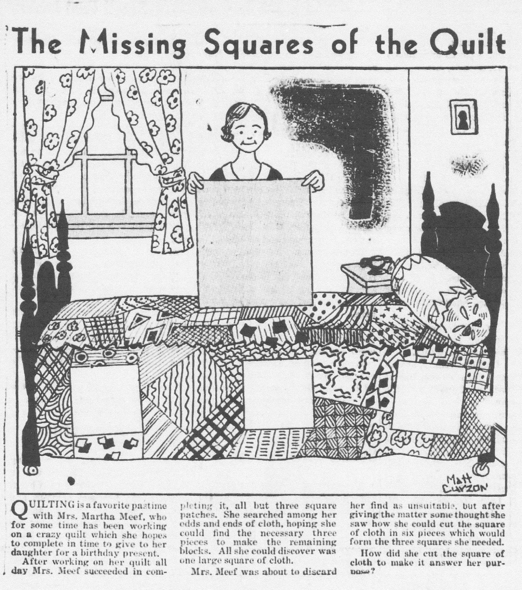 Pennsylvania Piecemaker The Missing Squares Puzzle