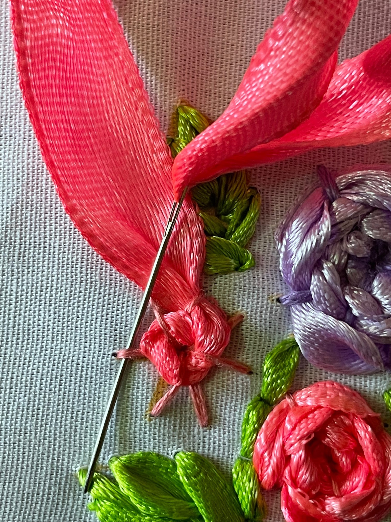 MY CRAFT WORKS Ribbon Rose Embroidery