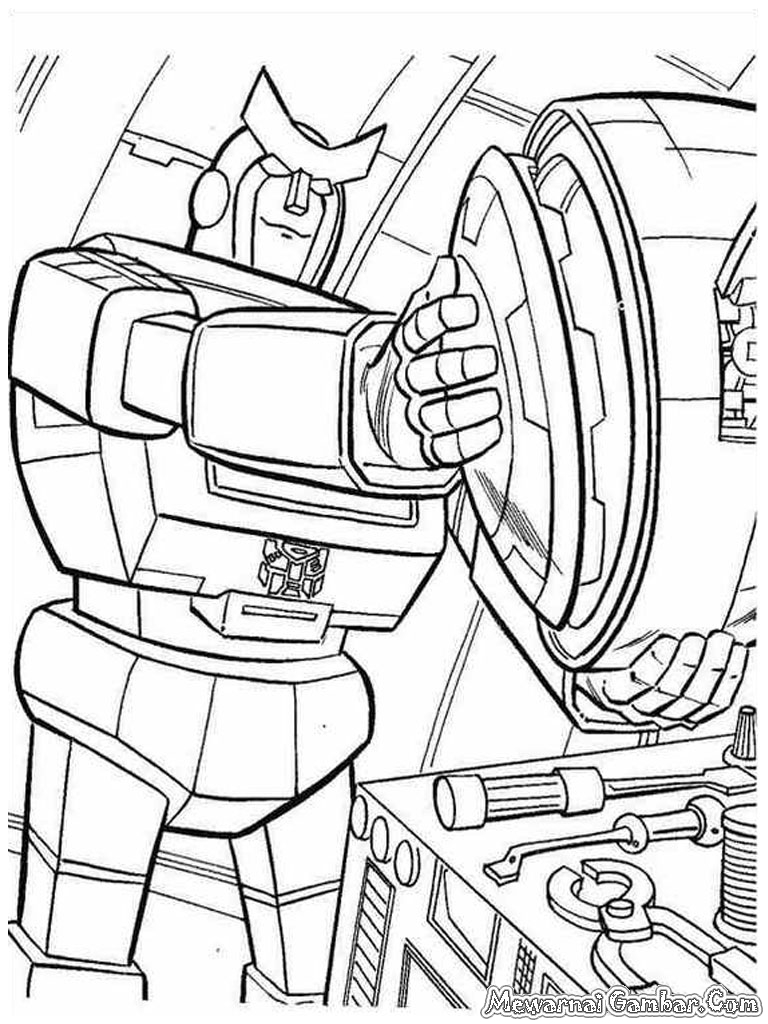 Mewarnai Robot Transformer | Mewarnai Gambar