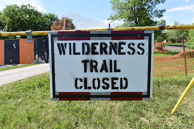 Great Trail closed sign MB.
