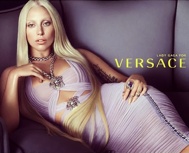 Lady Gaga for Versace's Spring 2014 Campaign