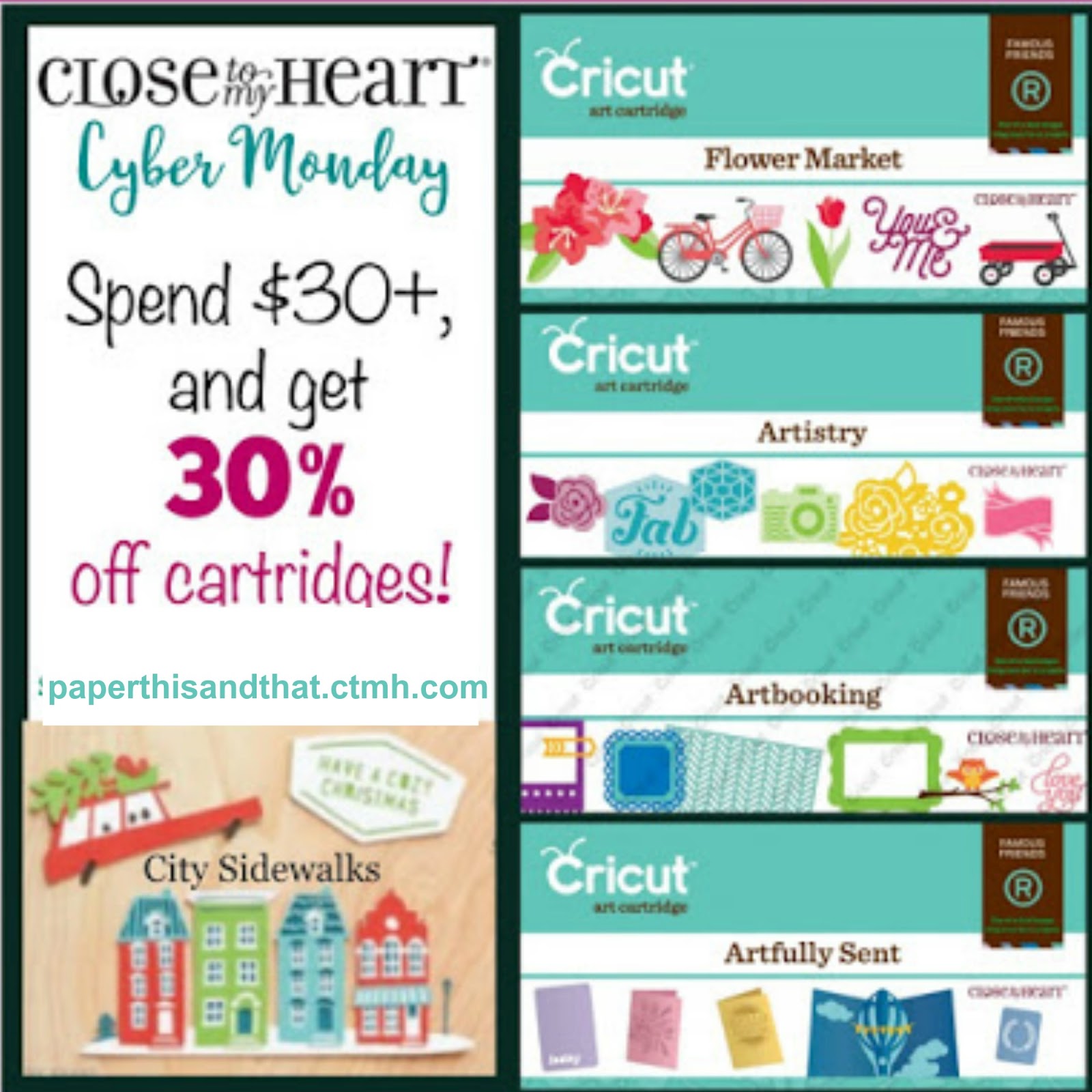 Paper This And That CYBER MONDAY CRICUT CARTRIDGE SALE CRAZE!!!