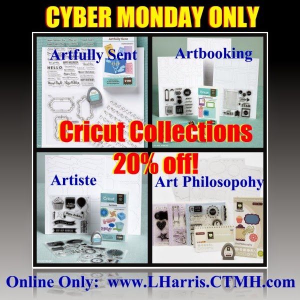 Crafty Lalia Cyber Monday Sale! 20 off of Cricut Cartridges!