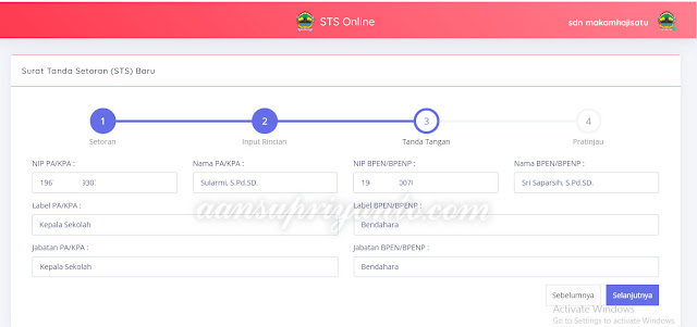 STS-Online, Mekanisme Pengembalian Kelebihan Dana BOS Propinsi Jateng STS-Online, Mekanisme Pengembalian Kelebihan Dana BOS Propinsi Jateng