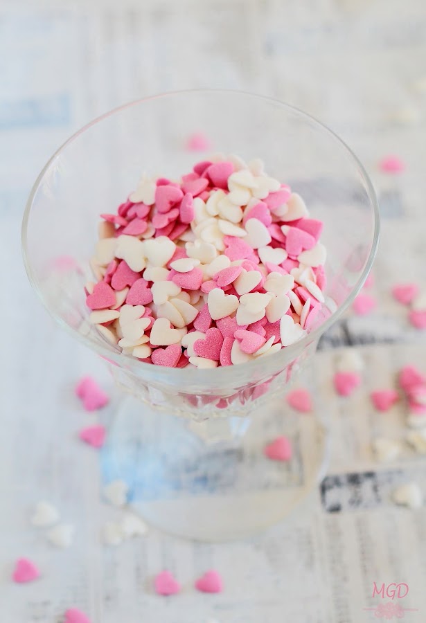Galletas Pretzel con chocolate san valentin