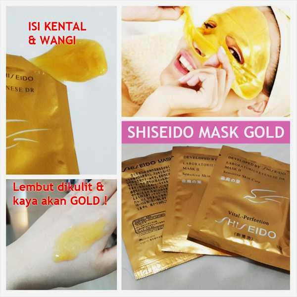 SHISEIDO GOLD MASK - SHISEIDO GOLD WHITENING 24K MASK | TOKO ORIGINAL