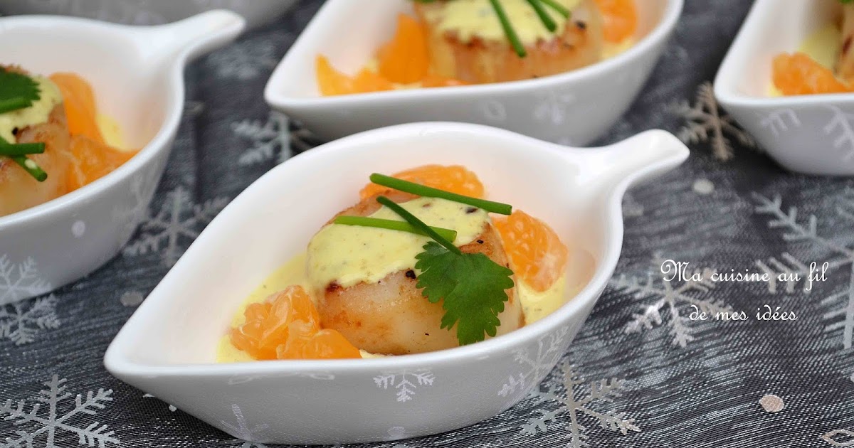 Ma cuisine au fil de mes idées... Mise en bouche de noix de Saint