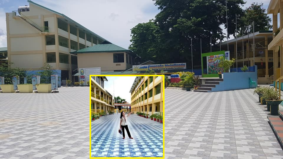 Netizens lauded Imus Cavite National High School campus covered with