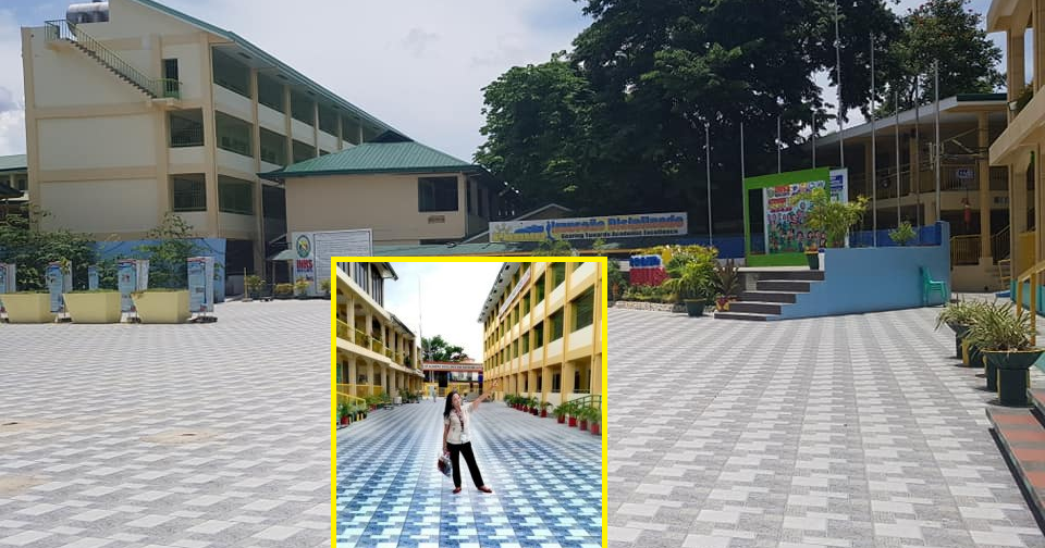 Netizens lauded Imus Cavite National High School campus covered with