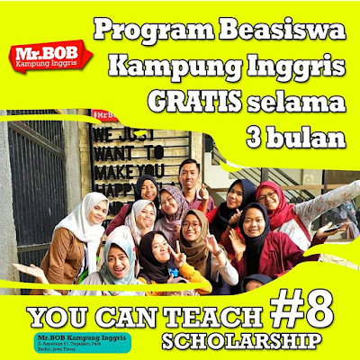 beasiswa kampung inggris, belajar bahasa inggris, kampung inggris kediri